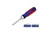 Реверсивная отвертка с трещоткой WORKPRO 3-72 15в1 (14 насадок) WP221061