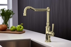 Смеситель для кухни Aquatek Классик AQ1580PG полированное золото