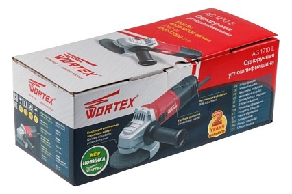 Одноручная углошлифмашина Wortex AG 1210 E AG1210E0003