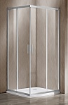 Душевой уголок Vincea Garda VSS-1G8010CLBN 100x80 брашированный никель, прозрачный