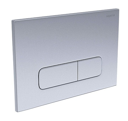 Подвесной унитаз SET Aquatek Ника-014 4в1, кнопка хром матовый