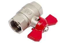 Шаровой Кран DOUBLE-LIN латунный резьбовой, бабочка ВР/ВР 1/2&quot; LL1042 (1/2&quot;)