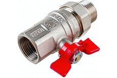 Шаровой кран Valfex PREMIUM для воды, с американкой, 3/4&quot; ВР/НР, бабочка VF.227.NB1.034.PREMIUM