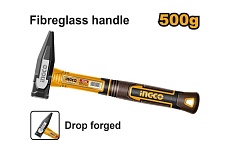 Молоток машиниста Ingco 500г, ручка фибергласс, нескольз HMH82500