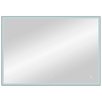 Зеркало Континент Solid Led 90x70 см с подсветкой, черный ЗЛП1617
