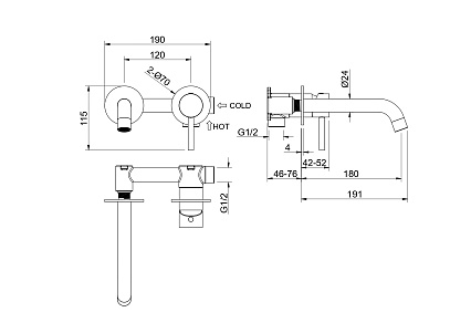 Смеситель для раковины Aquatek Европа AQ1313CR хром