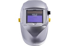 Маска сварочная с автоматическим светофильтром COSMO CLASSIC 93x43 мм Weld Ф6 Серебро