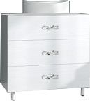 Тумба со столешницей Marka One Mix 60 см, напольная, 3 ящика, МДФ