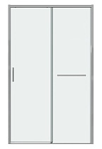 Душевая дверь Grossman Style 110x195 прозрачное, хром 100.K33.05.110.10.00