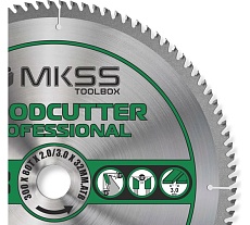Диск пильный по дереву MKSS Toolbox Woodcutter Professional SS3030 300x80Тх2.0/3.0x30 мм SS30300003