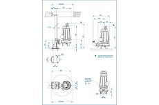 Погружной насос с режущим механизмом Dreno Pompe GRIX 32-2/140 M/G 2001598