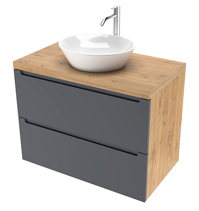 Мебель для ванной ЗОВ Дион 60 см со столешницей