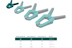 Пружинная струбцина Kraftool SC-5 50х50 мм 32227-5