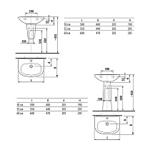 Раковина Jika Zeta 55