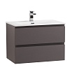 Мебель для ванной BelBagno Kraft 39-700 70 см эмаль, Темно-серый матовый