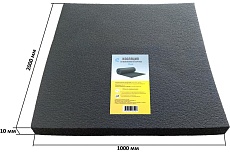 Теплоизоляционный рулон из вспененного каучука РУ-ФЛЕКС СТ 10x1000x2000 2м2 РУ 10 -1х2
