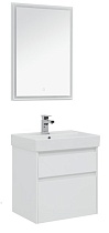 Зеркало Aquanet Nova Lite 60 см белый глянец