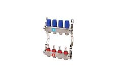 Коллектор MVI из нержавеющей стали, в сборе с расходомерами, 4 выхода MS.504.06