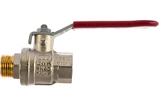 Шаровой кран RUB 1/2&quot; DN15 PN40, ВР-НР, серия MILANO (S.90), ручка S90D20
