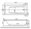 Акриловая ванна Excellent Wave WAEX.WAV170.75WH 170x75