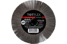 Круг лепестковый радиальный универсальный 125x20 мм, М14, Р80 TOTFLEX 4631163848046