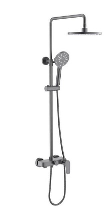 Душевая стойка Aquatek Бетта AQ2140BGM оружейная сталь