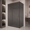 Душевой уголок Vincea Stella VSR-1ST9012CGGM 120x90 вороненая сталь, тонированное