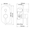 Смеситель для душа WasserKRAFT Main 4141