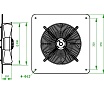 Вентилятор осевой на панели AIR-SC FZY (YWF) 2E-300B (220V) 4687202295081