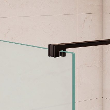 Душевая перегородка RGW Walk In WA-210B 80x195 с крючком для полотенца/халата, черный, матовое 351021008-24