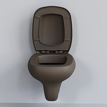 Крышка-сиденье Ambassador Diamond 122T20601 толстое, коричневый матовый