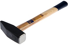 Слесарный молоток Тундра квадратный боек, деревянная рукоятка, 2000 г 1672055