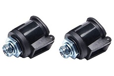 Панельная розетка 10-25 (2 шт) защитная крышка Энаргит П10-25-2-ЗКП