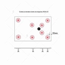 Ножки для поддона RGW N-01 STM, ST, STL 03230111-01