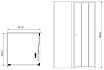 Душевой уголок Grossman Falcon GR-D100-P90Fa 100x90 прозрачный, хром