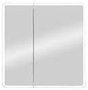 Зеркальный шкаф Континент Emotion LED 80x80 с подсветкой, МВК030