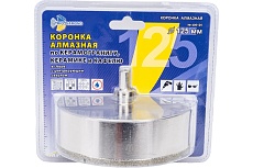 Коронка алмазная с центрирующим сверлом по керамике и кафелю 125 мм TRIO-DIAMOND 400125
