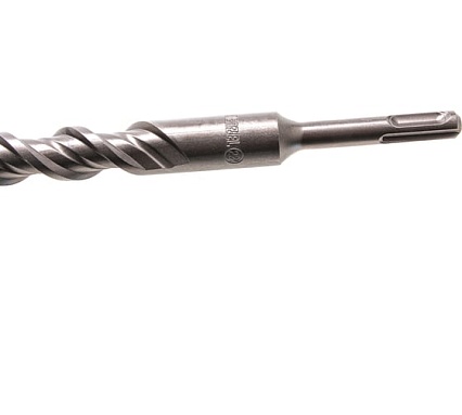 Бур по бетону, двойная спираль, Cobalt W-tip (22x600 мм; SDS PLUS) Denzel 705055