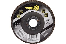 Диск лепестковый (125х22 мм; Р60) Vorel 7985