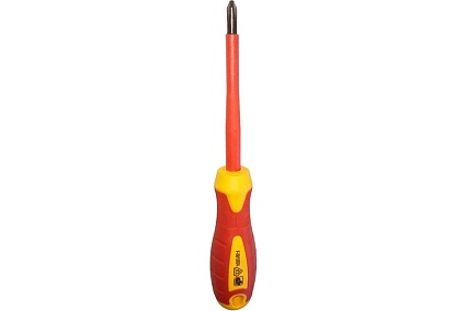 Диэлектрическая крестовая отвертка PH2*100мм, до 1000V Berger BG BG1057
