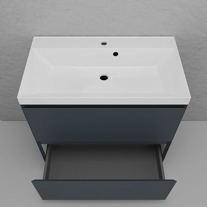 Тумба с раковиной Style Line Манхэттен 80 см напольная