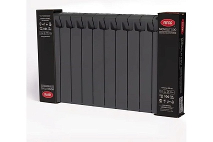 Радиатор Rifar Monolit 500x12 секций НП правый MVR Титан RM50012 MVR/7012