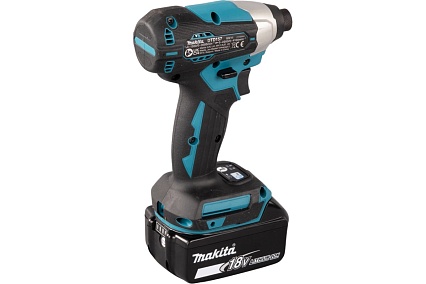 Аккумуляторный ударный шуруповерт Makita 18В, BL, XPT, Li-ion, 140 Нм, 2 скорости DTD157RTJ