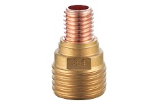 Держатель цанги газовая линза для горелки 2.4 мм (TS 9-20-24-25) Atlasweld ATLWP-9/20/2513N24