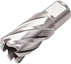 Сверло корончатое HSS по металлу (22х30/63 мм; Weldon 19) D.BOR CD-HSS-030-022-W