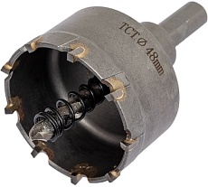 Коронка по металлу 48 мм с пластинами ВК8 WOLFSTAR cw00035