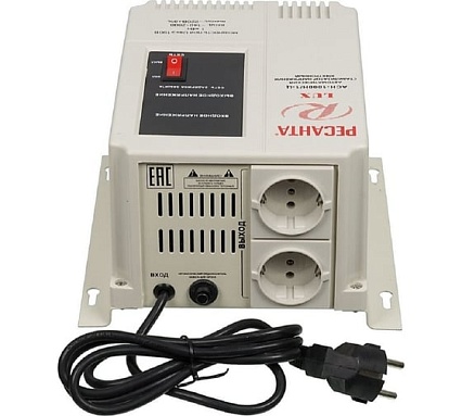 Стабилизатор напряжения Ресанта АСН 1000 Н/1-Ц Lux 63/6/14