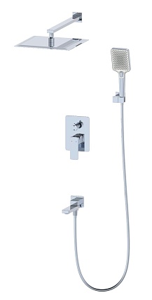 Душевой набор Wonzon&Woghand Edge WW-88939003-CR хром