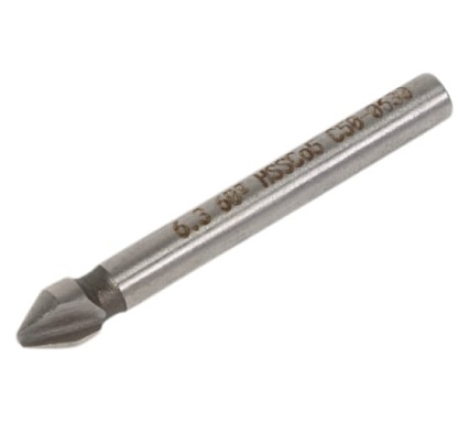 Зенковка коническая ц/х 6.3x45 мм, 60°, хв-к 5 мм, HSS-CO5, DIN334 c50-0630 АКСИС 00001420179