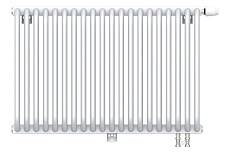 Радиатор КЗТО нижнее подключение правое PC 2-500-20 1/2
